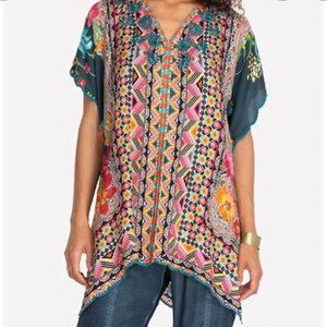 Johnny Was Magdalene Silk Poncho